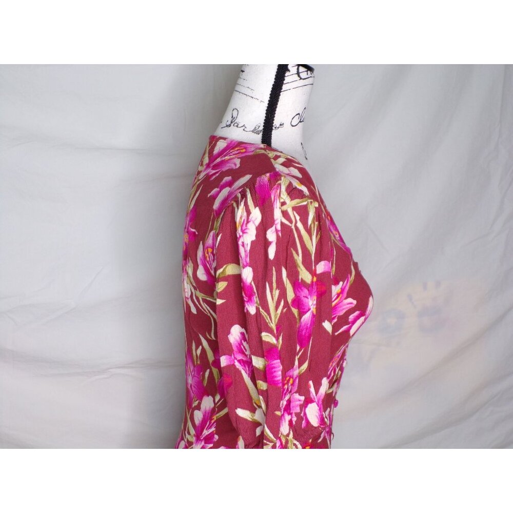 🆕FAHERTY Sorrento Maxi Dress Tropical Floral Small 4 - Picture 9 of 12